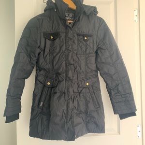 Black Duck's Down Long Jacket